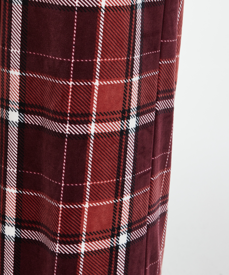 Pyjamasbukser velour, lilla