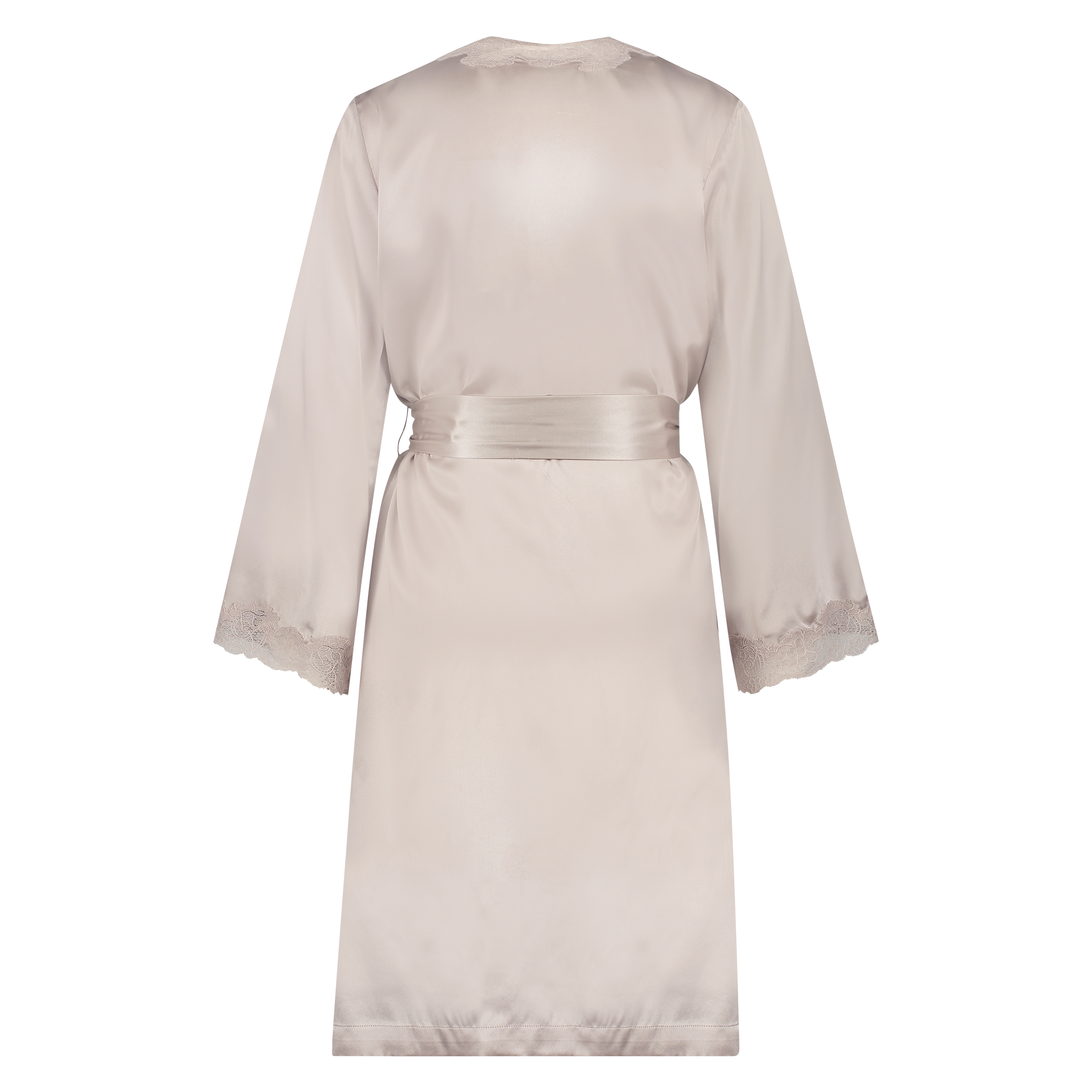 Kimono med silkeblonder, Lyser&oslash;d, main