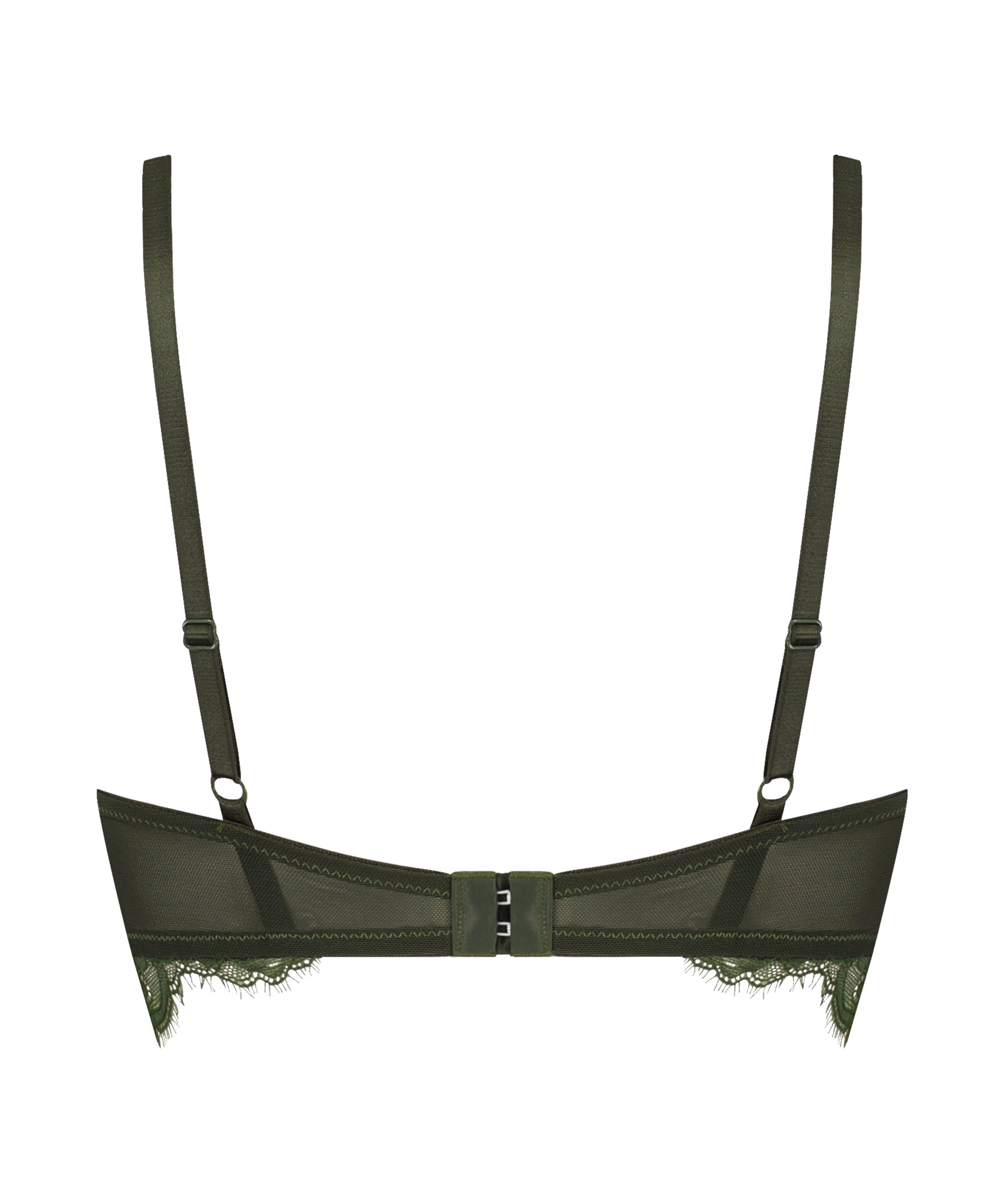 Formstøbt longline bøjle-bh Saffron, Grøn, main