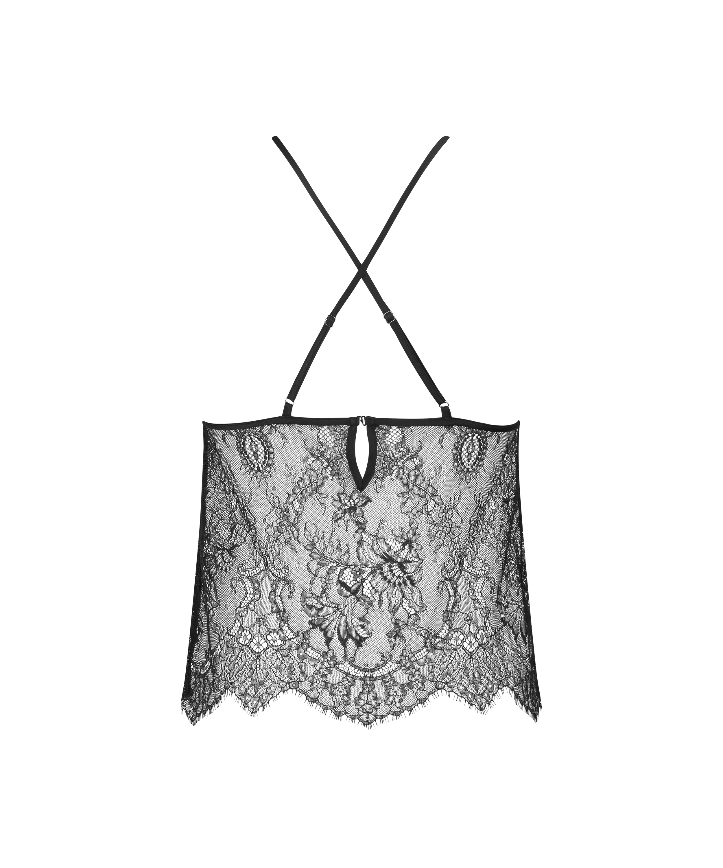 Cami Lace Delphine, Sort, main
