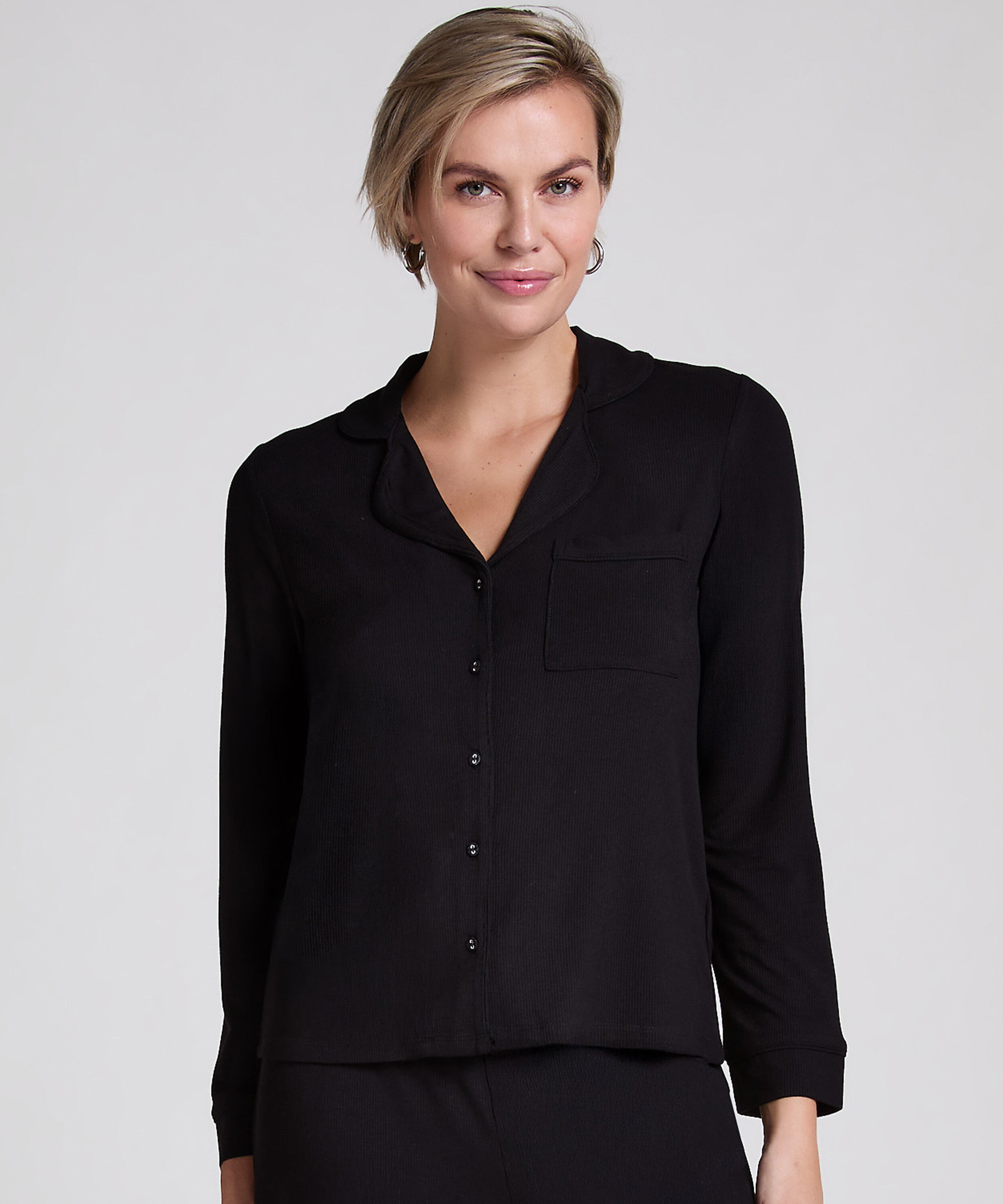 Jacket Rib Essential, Sort