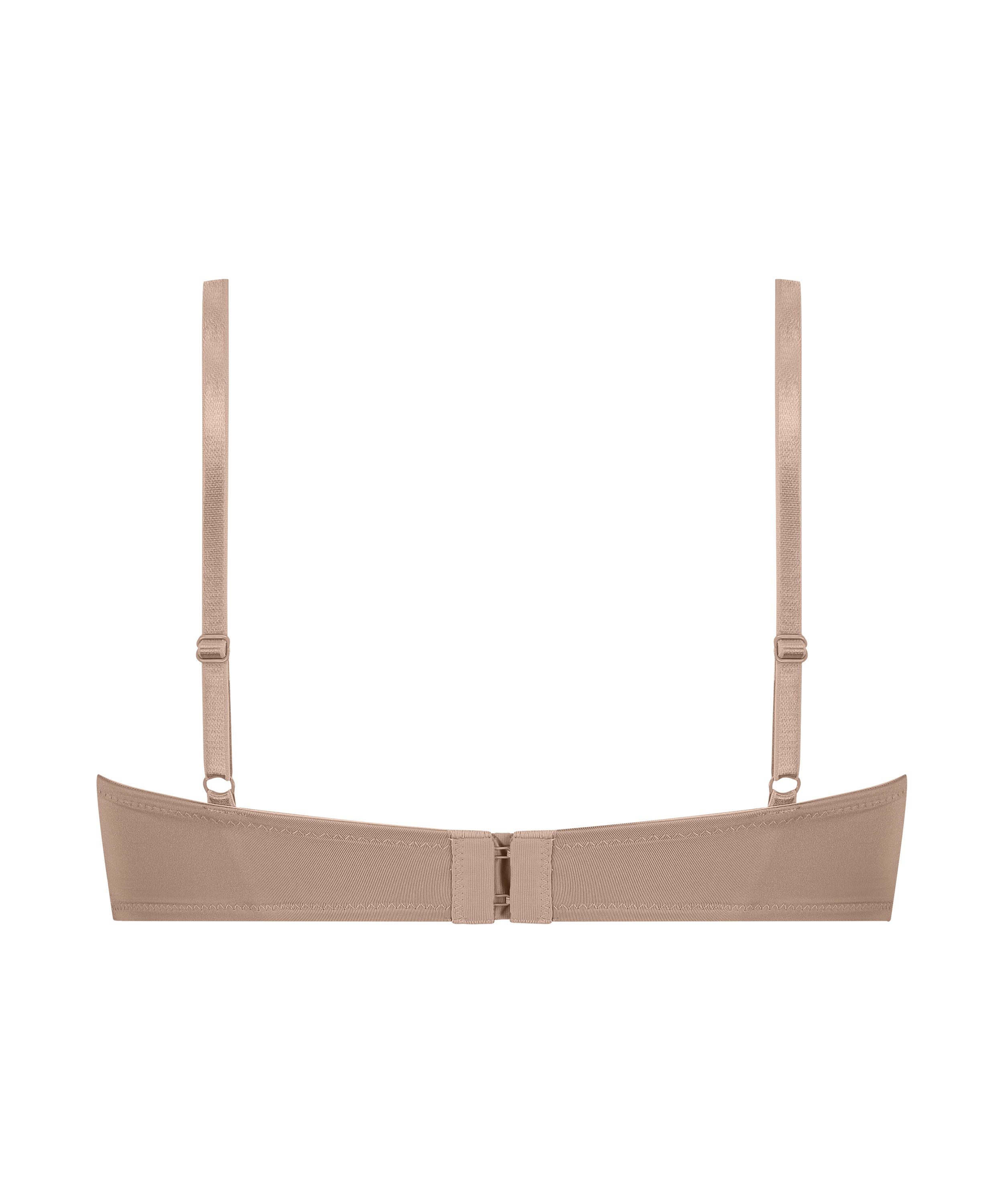 Ikke-formstøbt longline bøjle-bh Anya, Brun, main