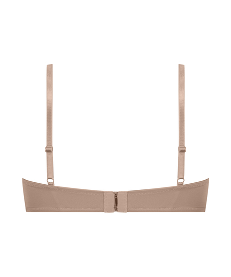 Ikke-formstøbt longline bøjle-bh Anya, Brun