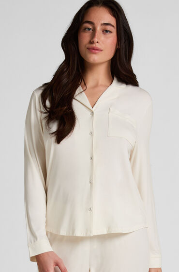 Hunkemöller Jerseybukser Essential Hvid