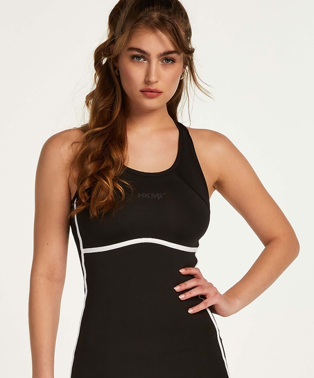 HKMX Slim fit top Ayla, Sort