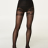 High Backseam strømpebukser i 20 denier, Sort