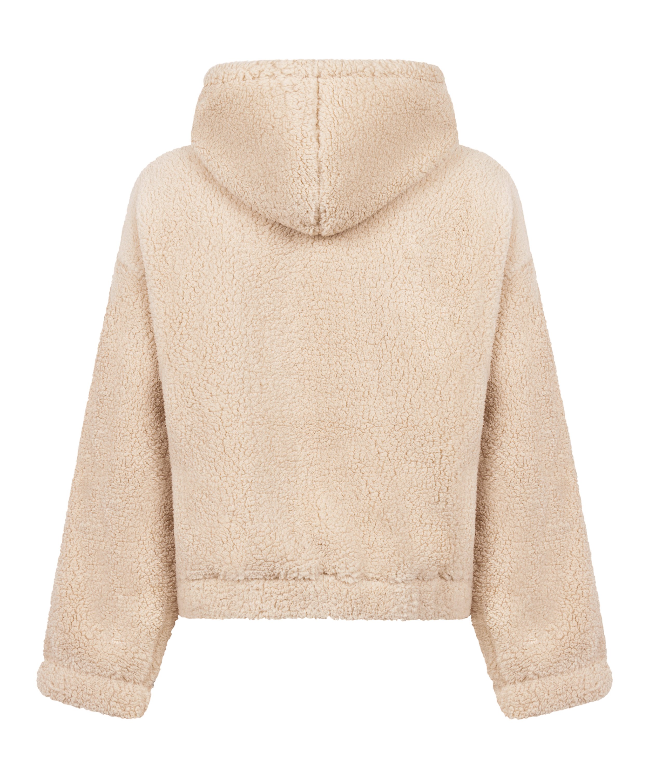 Hættetrøje Fleece Snuggle, Beige, main