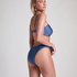 Højskåret Bikinitrusse Sardinia, blå