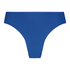 Usynlig brasiliansk trusse Lace Back, Blå