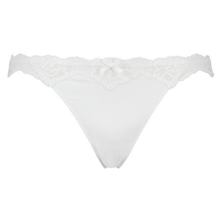 G-streng Secret Lace, Hvid