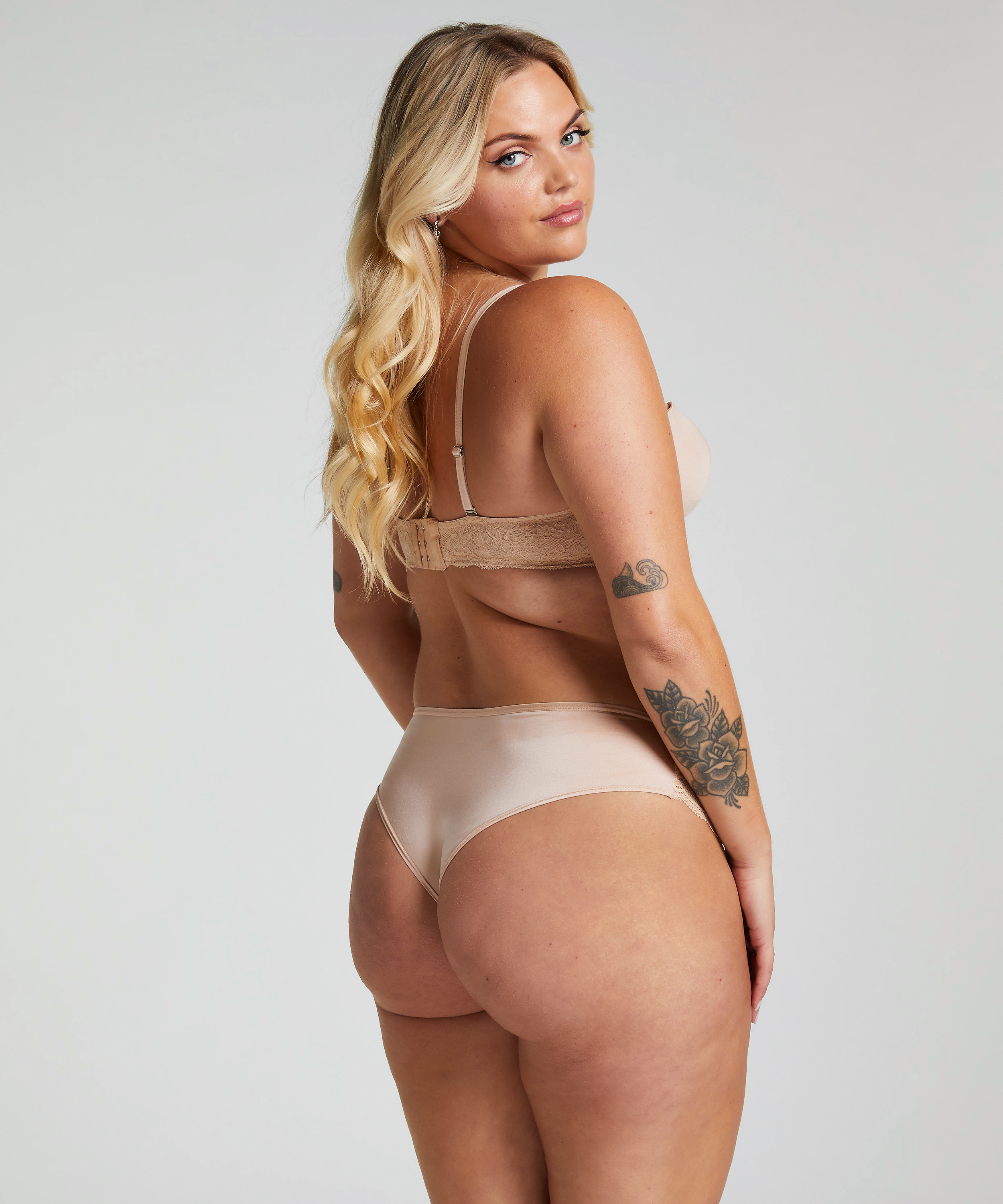 Formstøbt stropløs bøjle-bh Angie, Beige, main