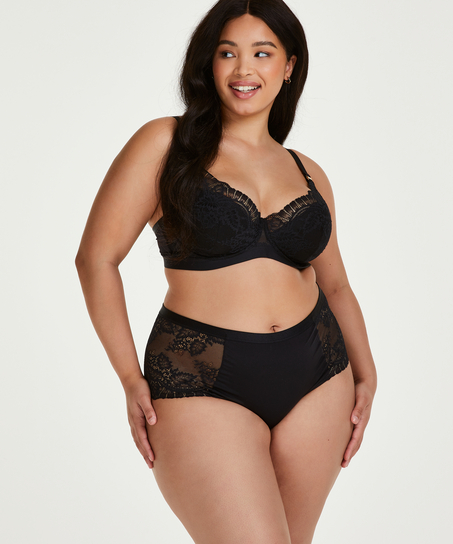 Formstøbt longline-amme-bh med bøjle Adelaide, Sort