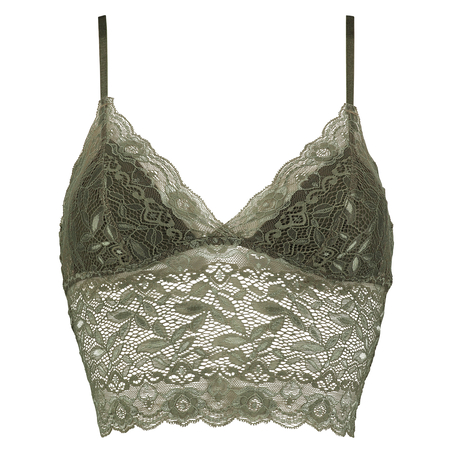 Bralette longline Fancy, Gr&oslash;n