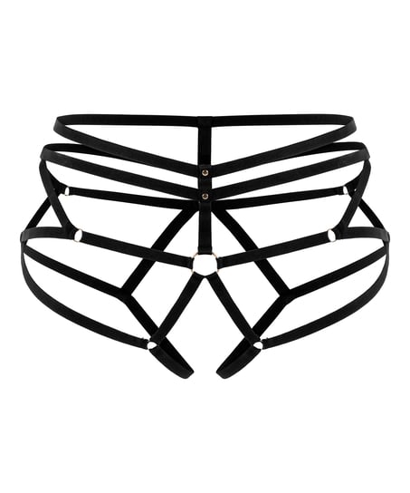 Elastisk åben trusse, Sort