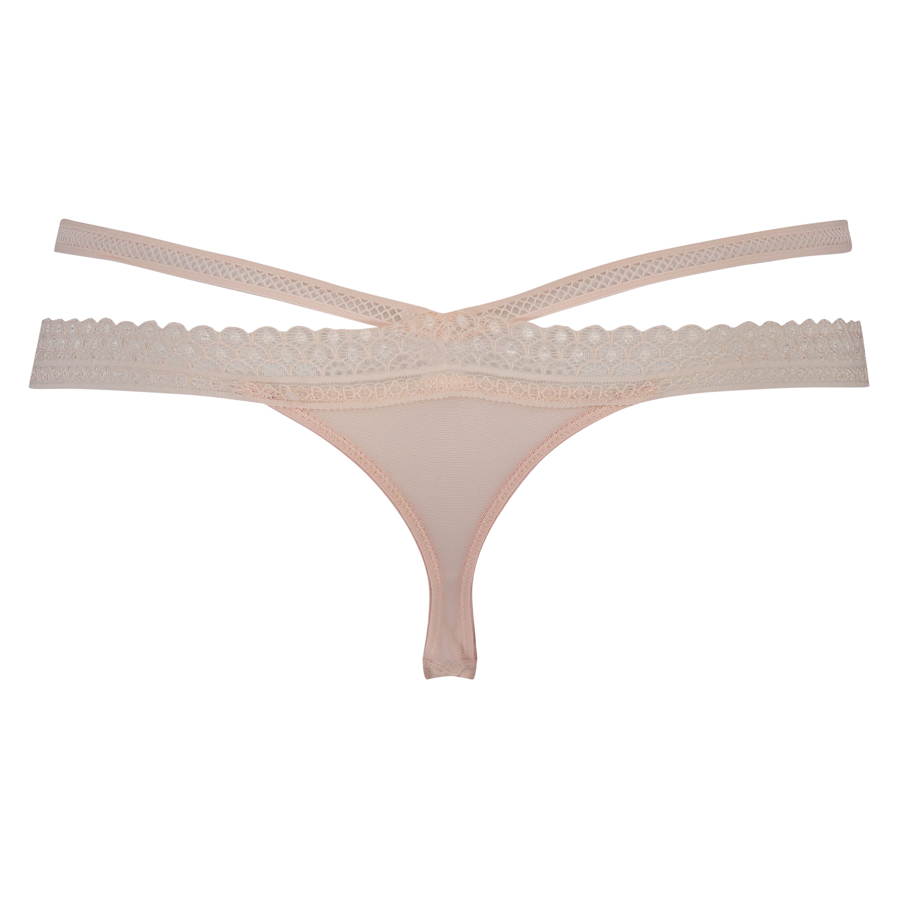 Strappy lav g-streng, Lyserød, main