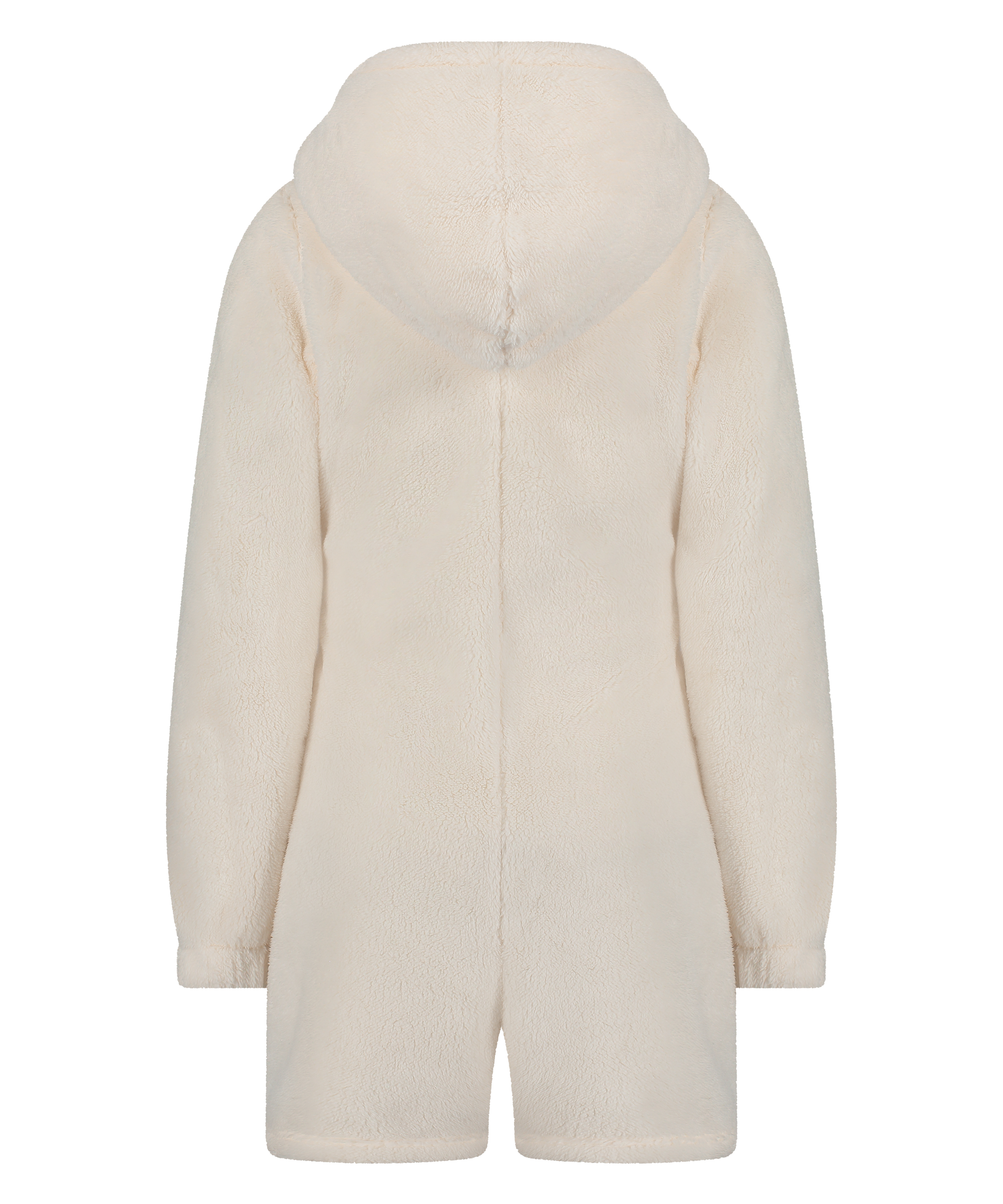 Onesie Fleece, hvid, main