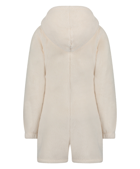 Onesie Fleece, hvid
