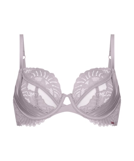 Ikke-formstøbt bøjle-bh Almendra, Lilla