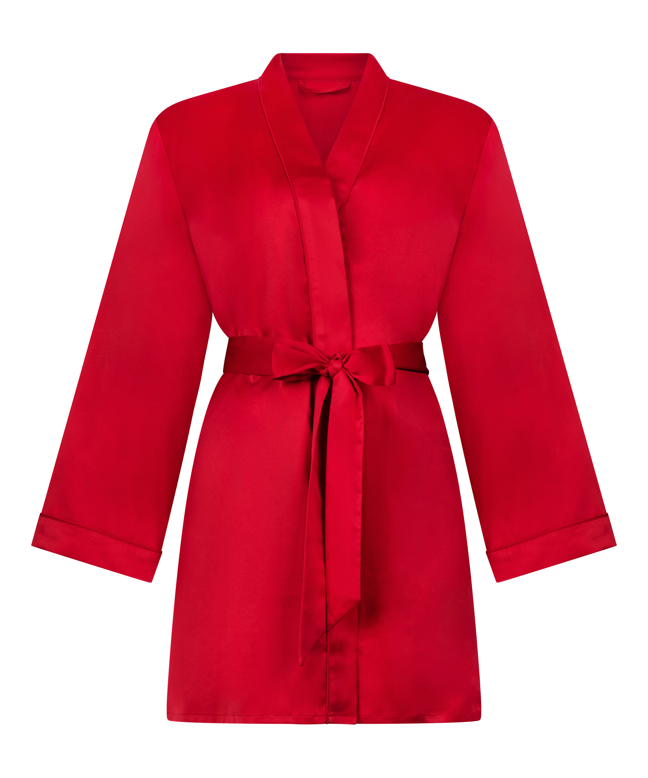 Satin kimono, R&oslash;d