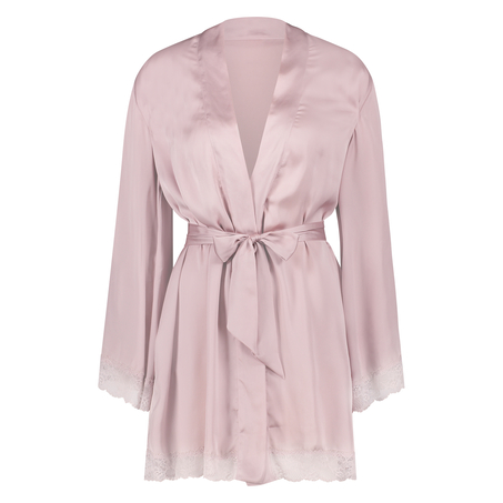 Kimono satin Meili, Lilla
