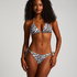 Cheeky Tanga Bikinitrusse Doha Zebra, hvid