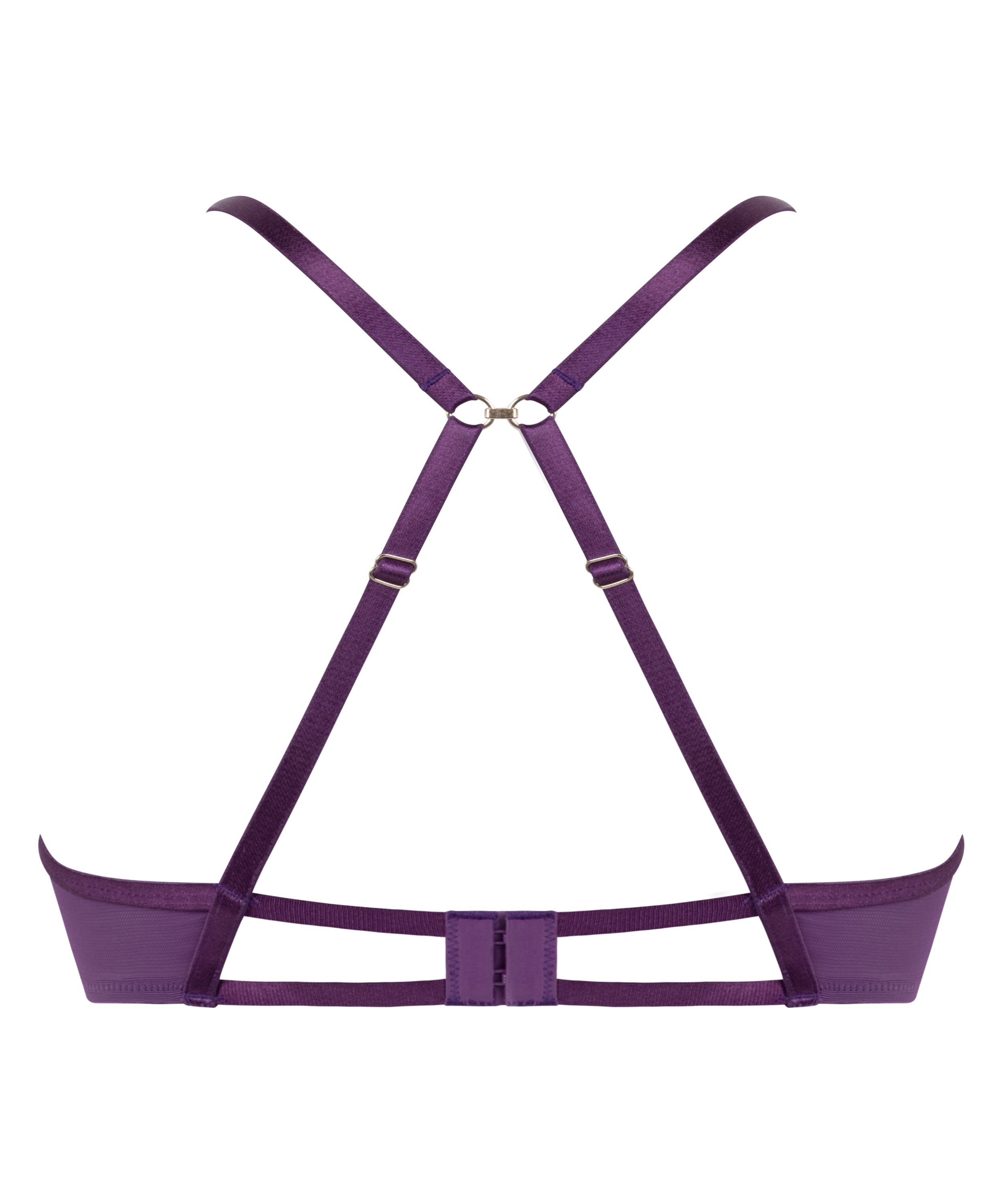 Ikke-formstøbt bøjle-bh Cinnamon, Lilla, main