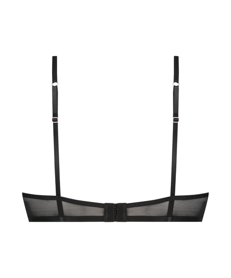Ikke-formstøbt bøjle-bh Pippa, Sort