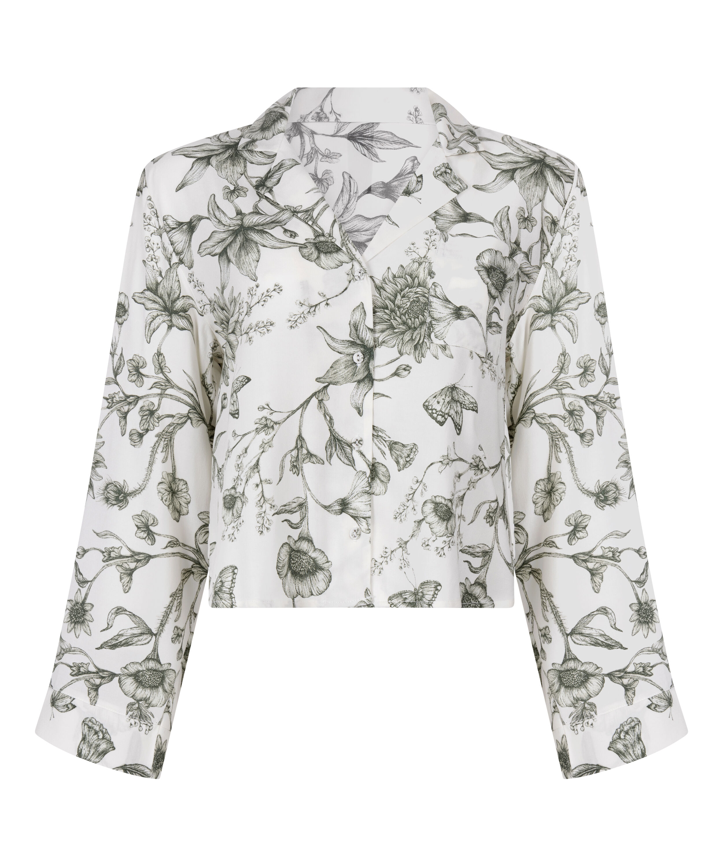 Pyjamatop Storylover, Hvid