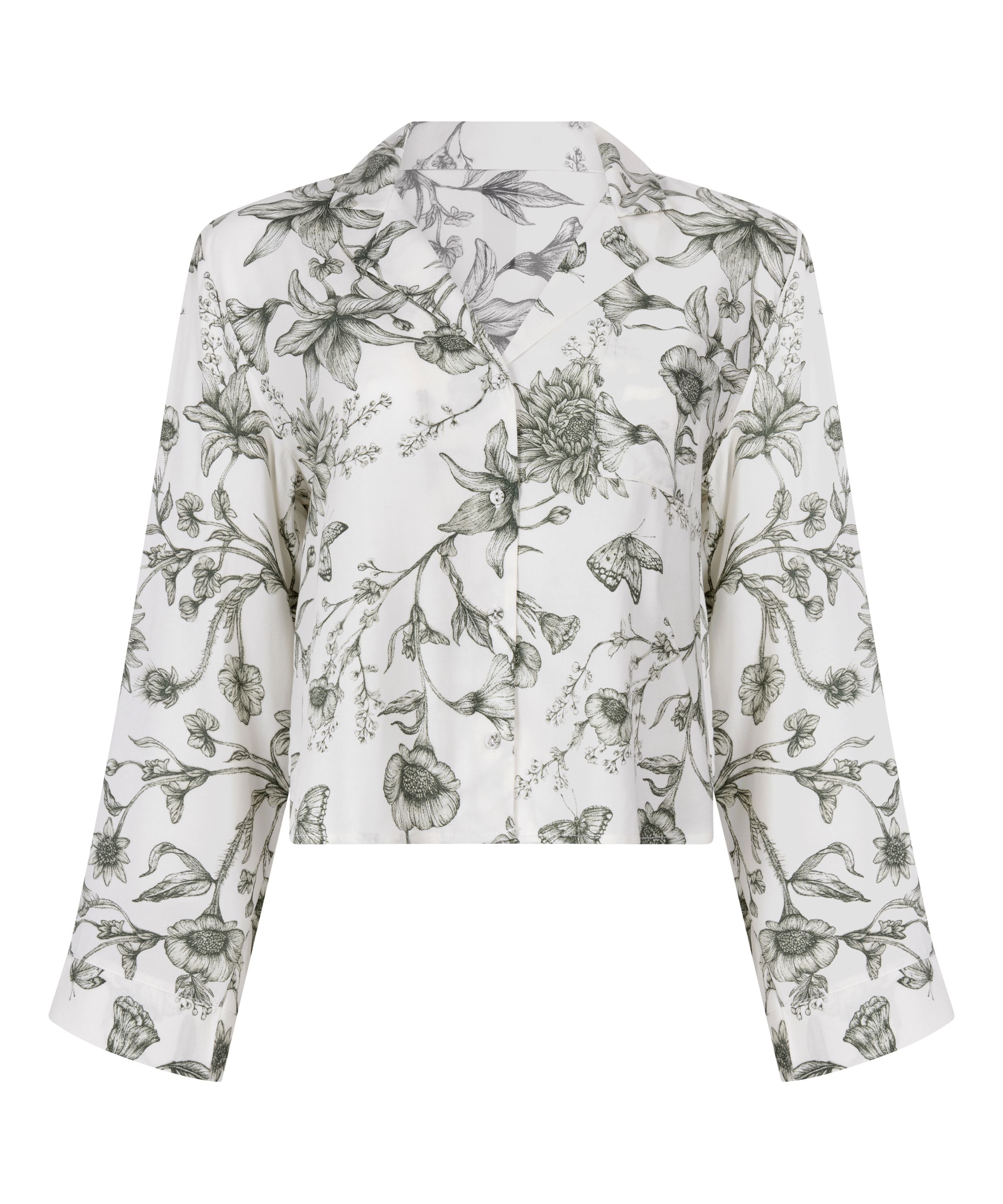 Pyjamatop Storylover, Hvid, main