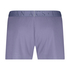 Ribstrikkede shorts, Lilla