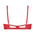 Ikke-formstøbt bøjle-bh Bellini, Rød