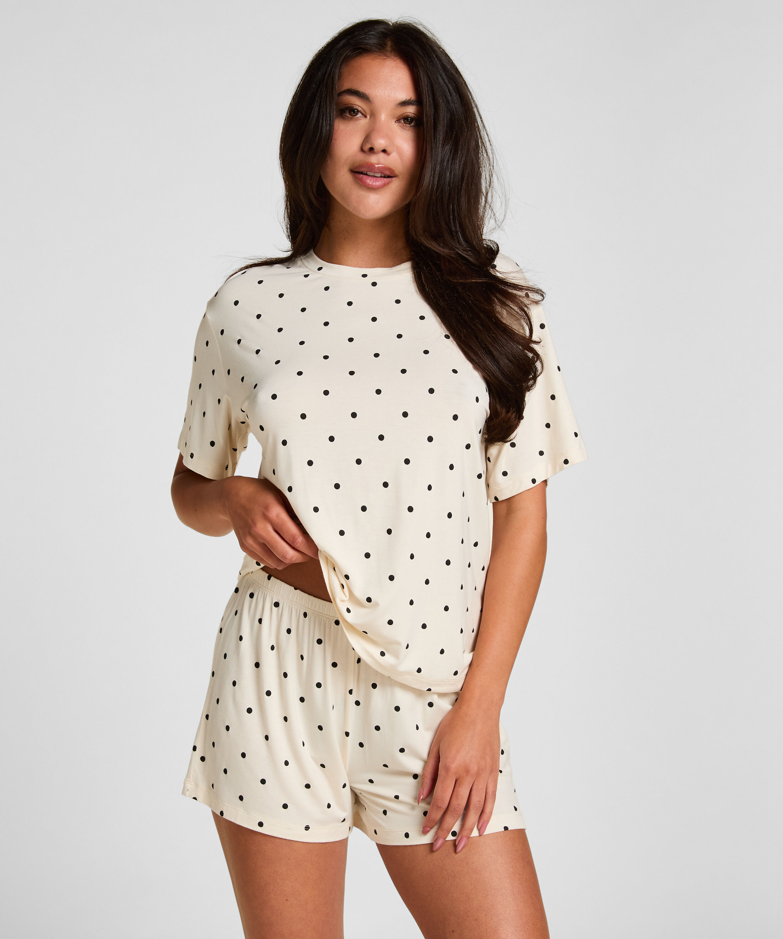 Pyjamas Set Loose, Hvid