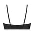Formstøbt longline-bøjle-bh Luna, Sort