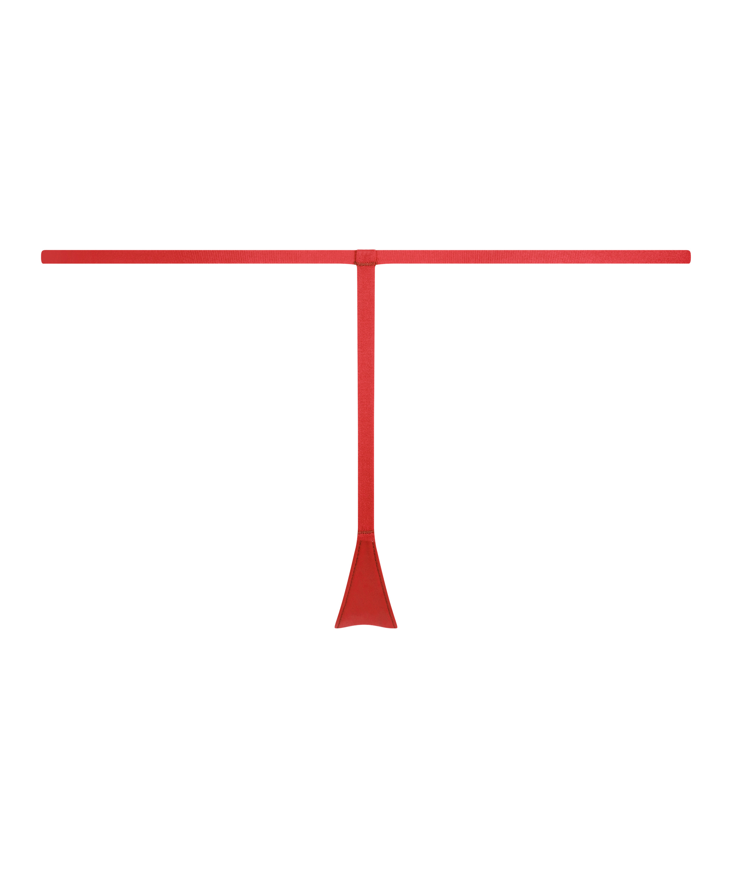 Stripe Mesh usynlig g-streng, rød, main