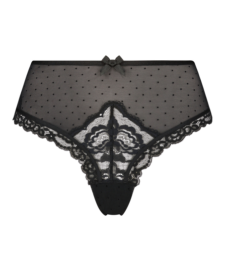 Brasiliansk trusse Indiana Curvy, sort