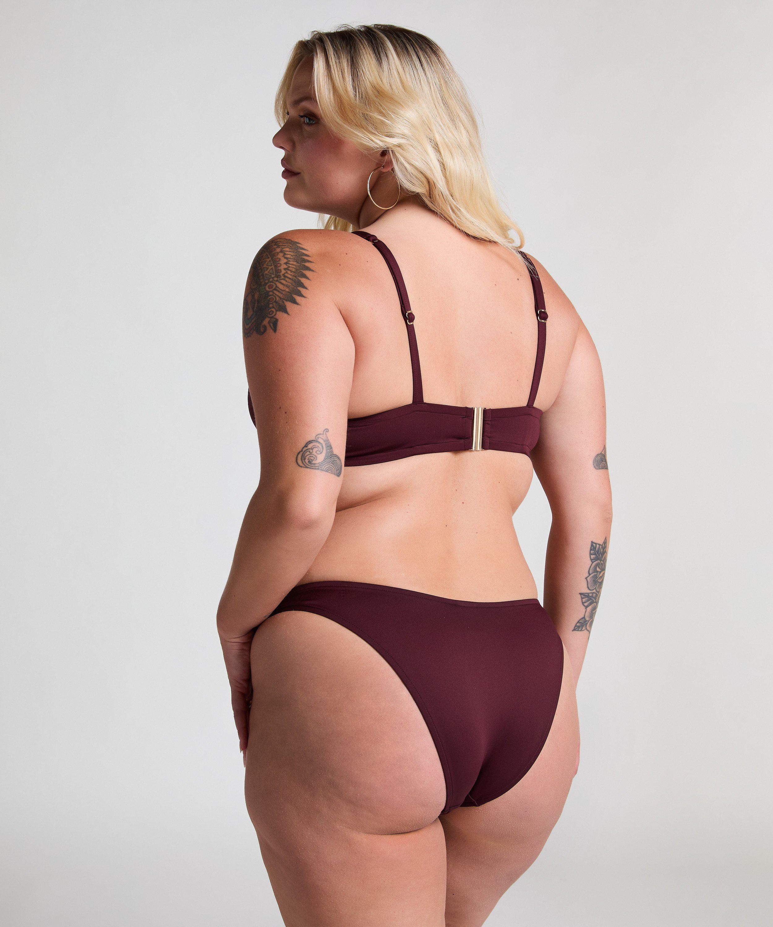 Neopren bikinitop, Lilla, main