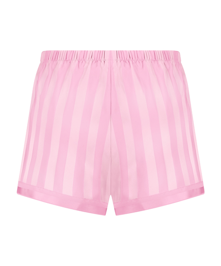 Pyjamasshorts Satin, Lyserød