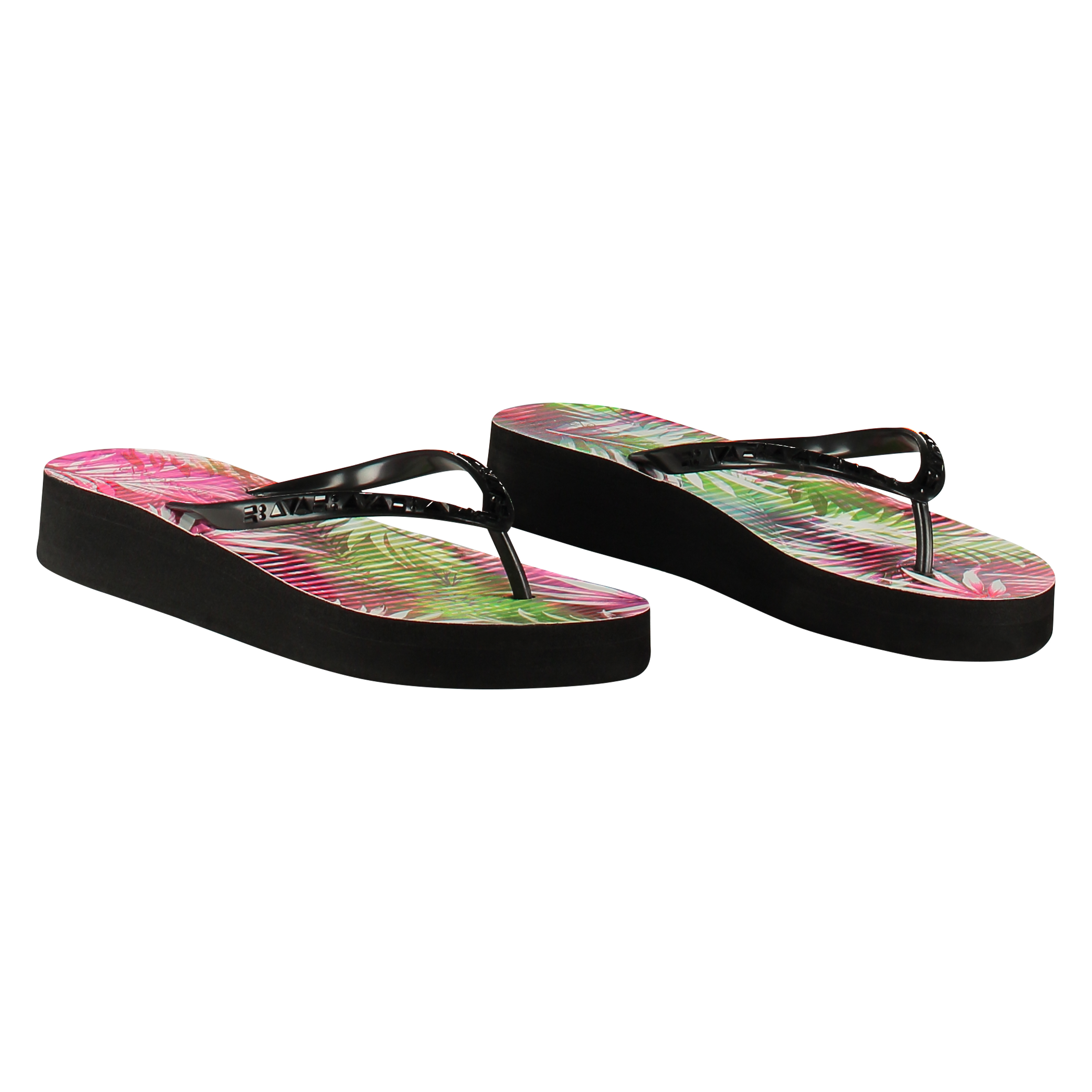 Flip-flops Sylvie wedge, sort, main
