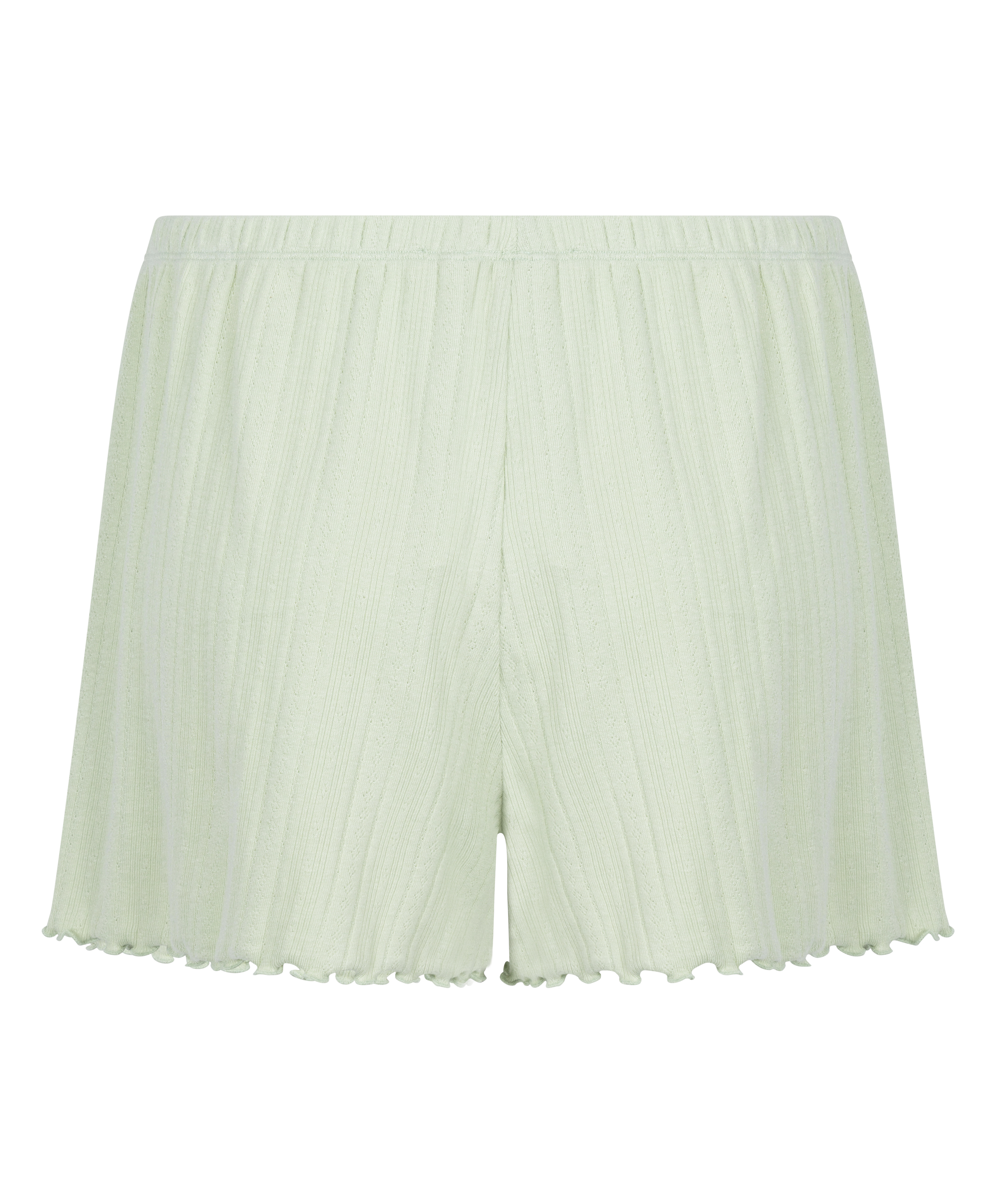 Pointelle shorts, Grøn, main