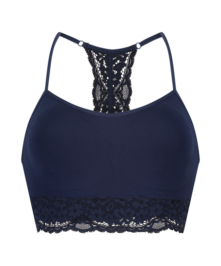 Seamless bralette Marine, Bl&aring;