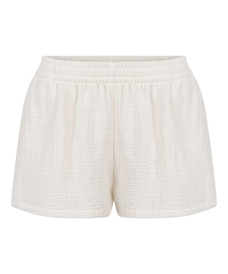 Muslin shorts, Hvid