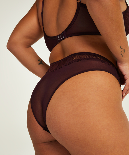 Brasiliansk trusse med høj udskæring Mel I AM Danielle, lilla