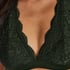 Bralette med halterneck og bryderryg, Gr&oslash;n