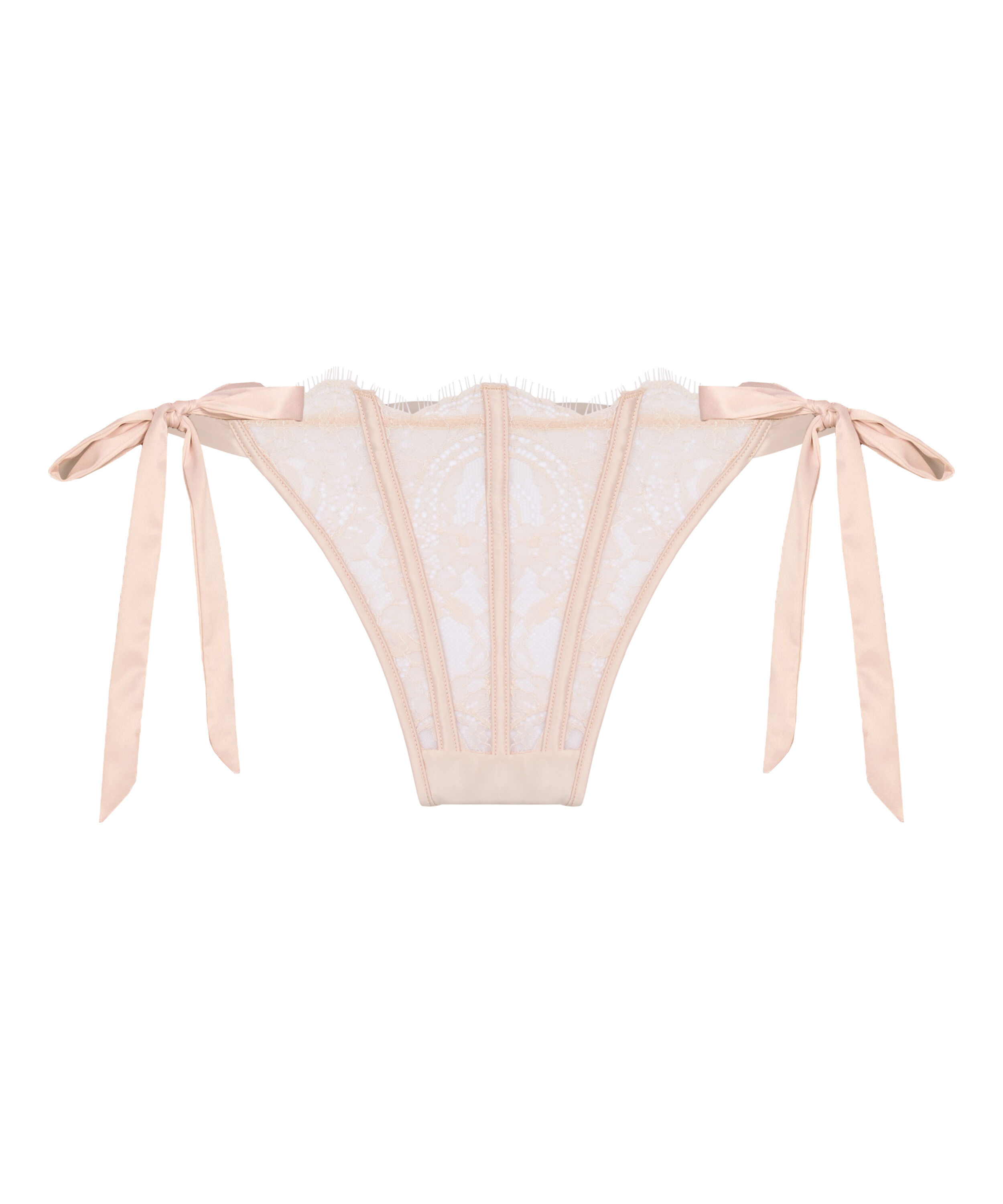 Highleg Thong Sylvia, Beige