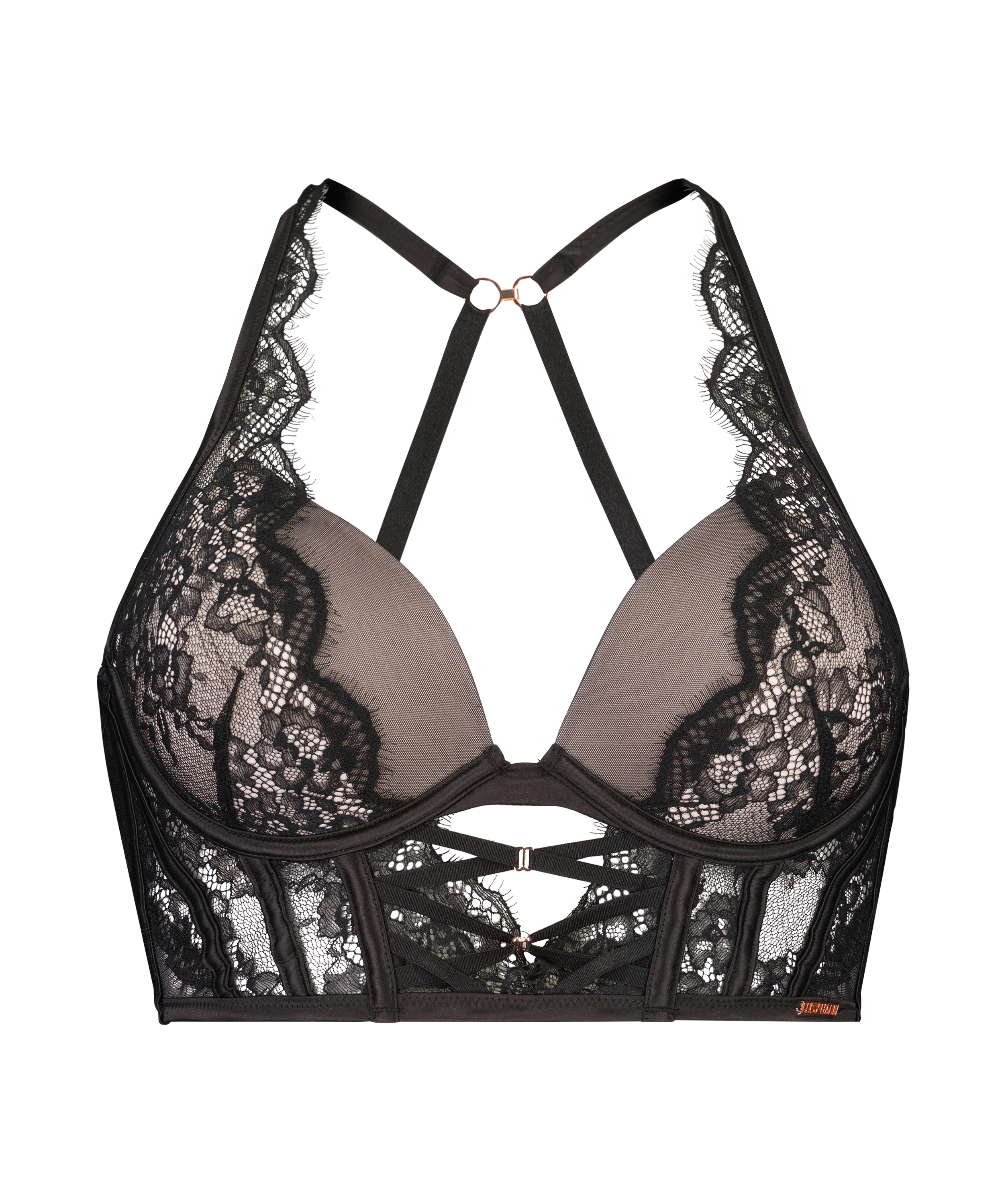 Formst&oslash;bt push-up longline b&oslash;jle-bh Margaret Lucy Hale, Sort, main
