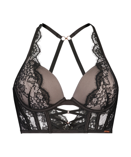 Formst&oslash;bt push-up longline b&oslash;jle-bh Margaret Lucy Hale, Sort
