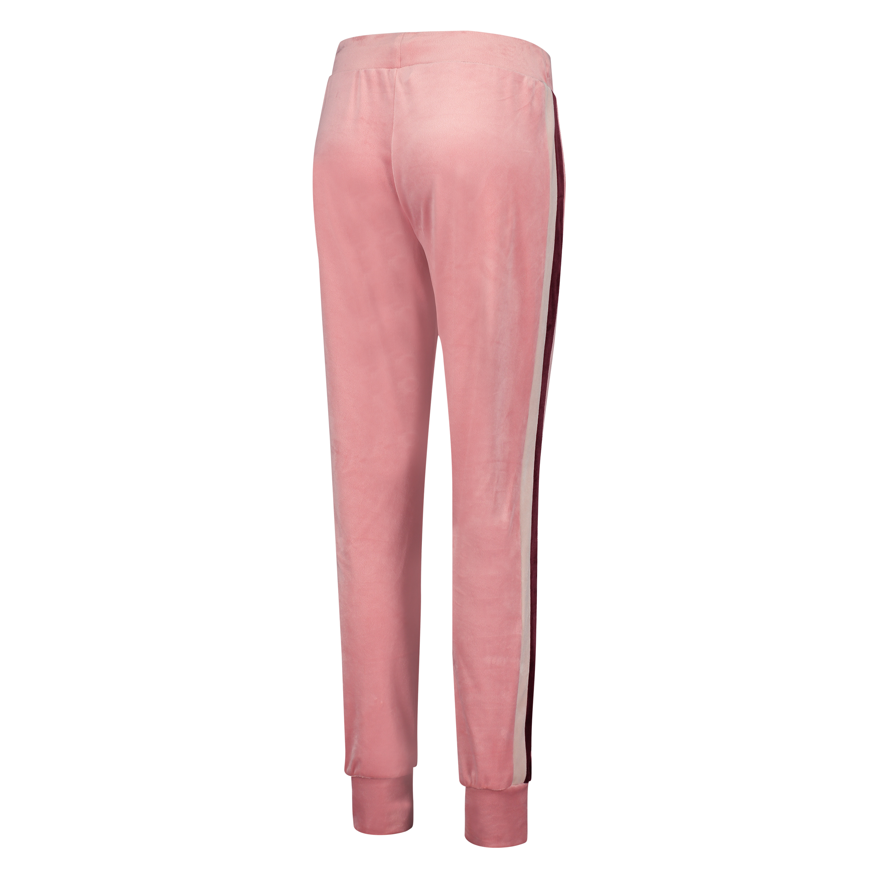 Velours joggingbukser, pink, main