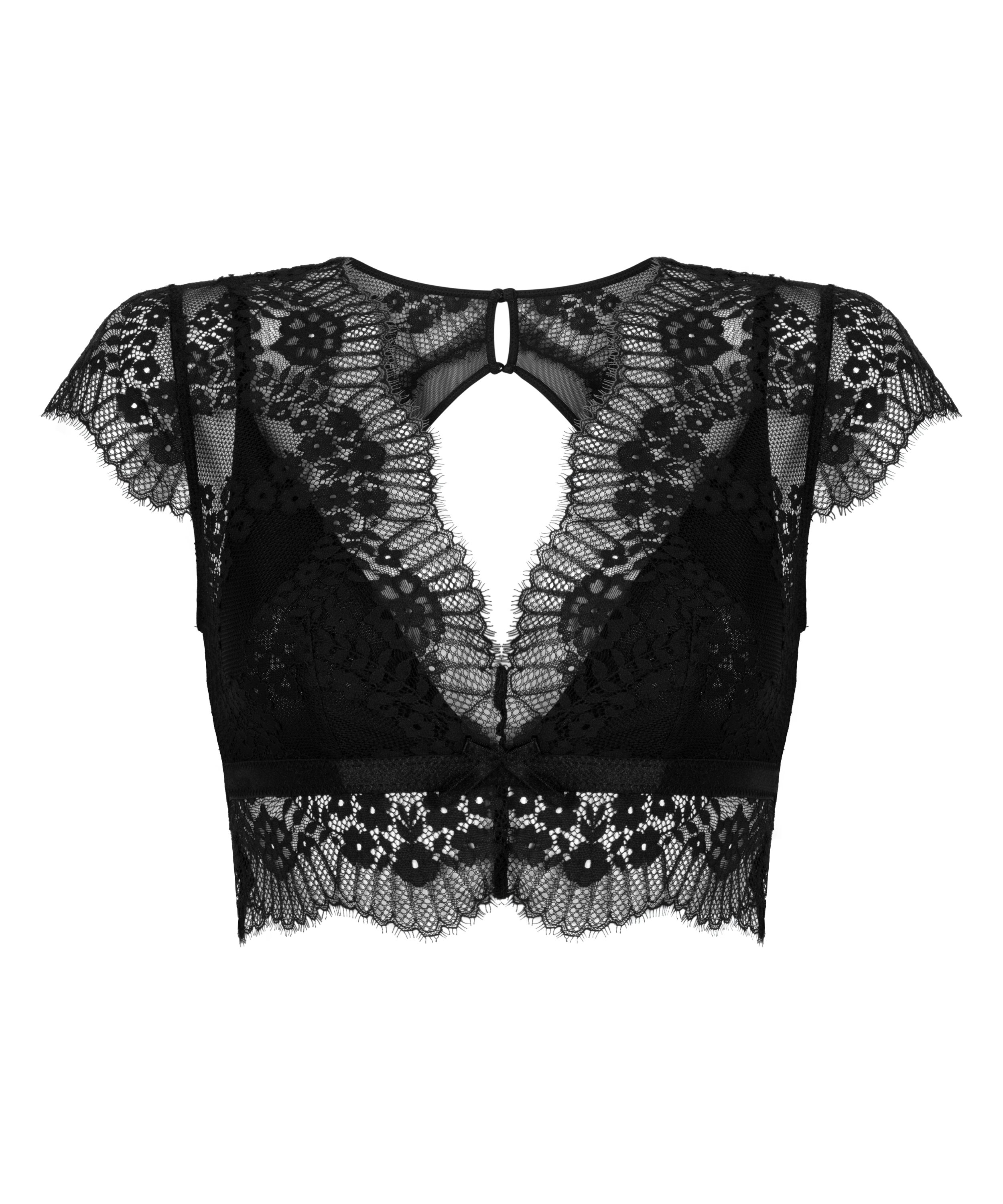 Bralette Daphne, Sort, main