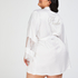 Kimono satin Bridal, Hvid