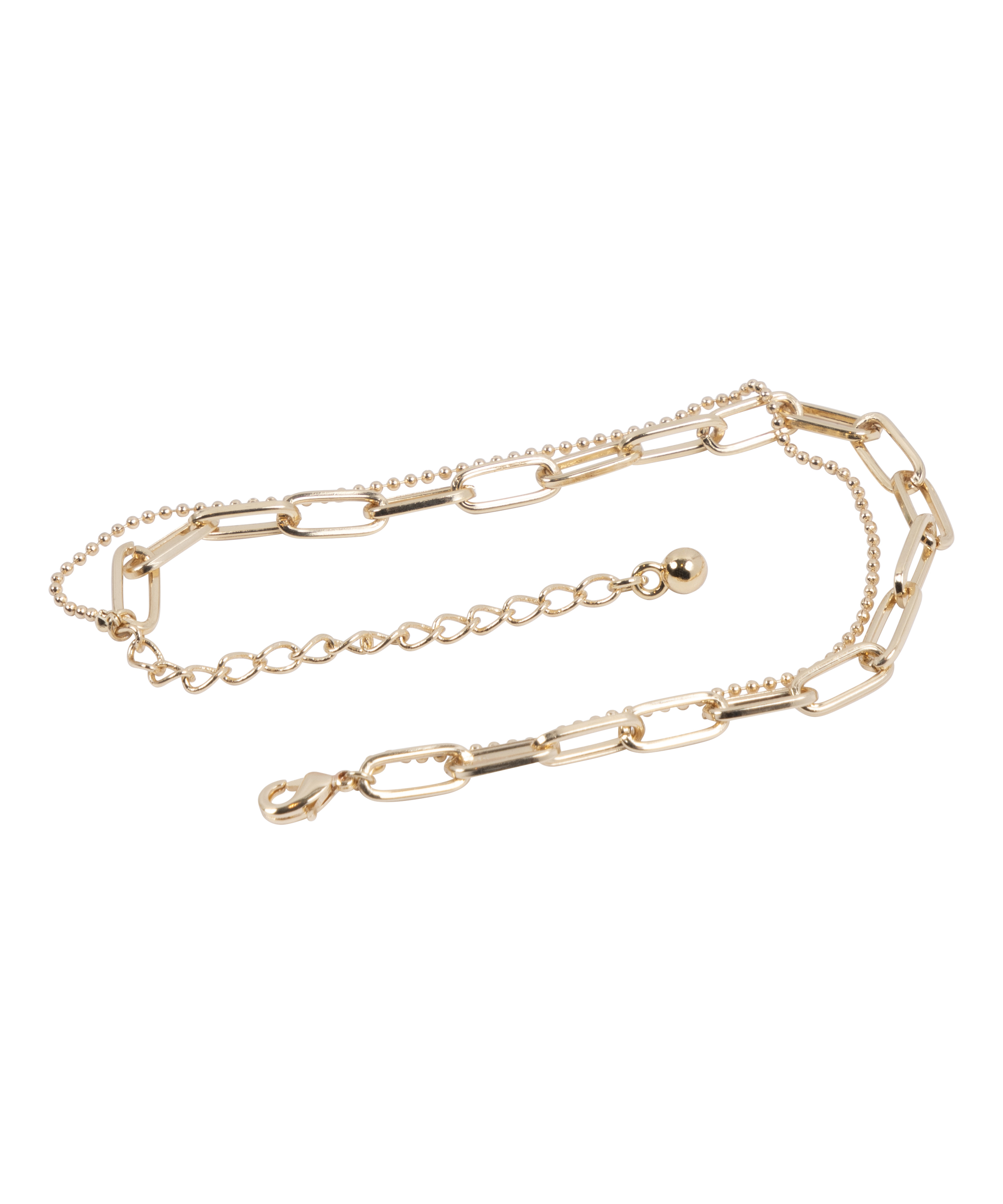 Kædearmbånd, gul, main